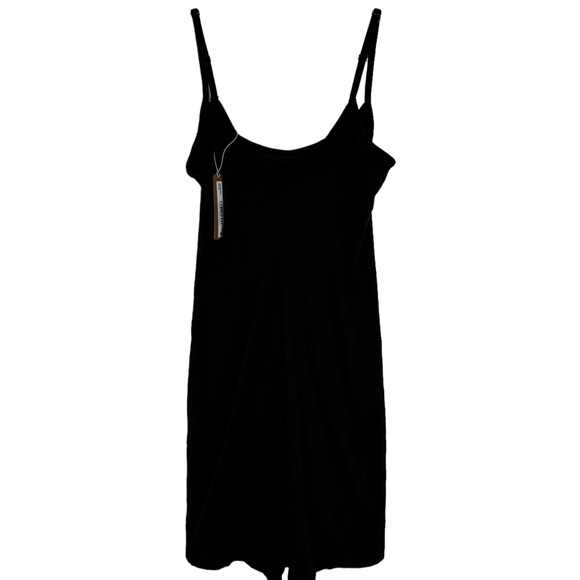 NWT Skims Fits Everybody Slip Dress in Onyx Women’s Sz M - Picture 2 of 9